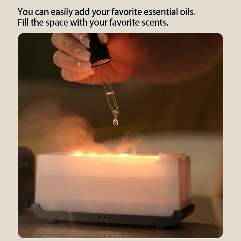 Diffuser Simulation Colorful Flame