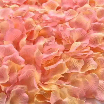Romantic Silk Rose Leaves