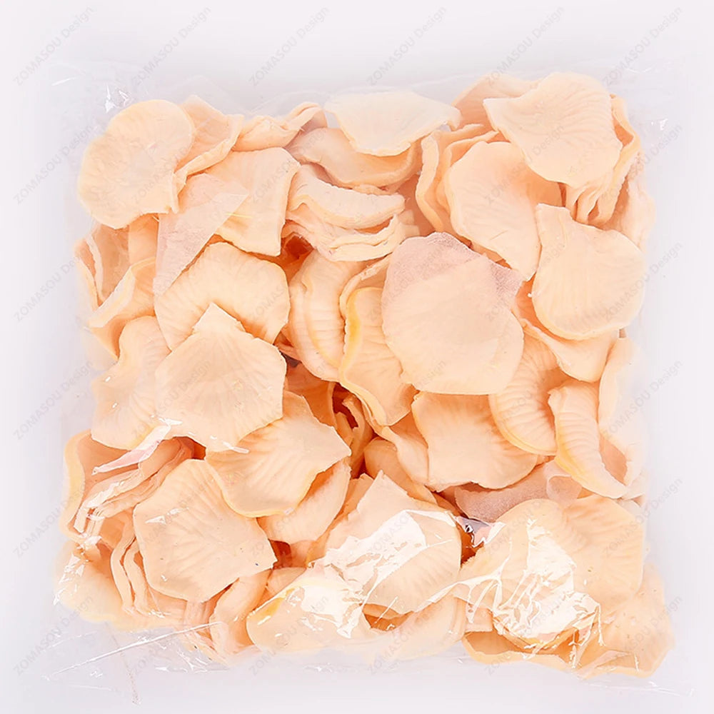 100-10000Pcs Top Colorful Artificial Fake Rose Petals