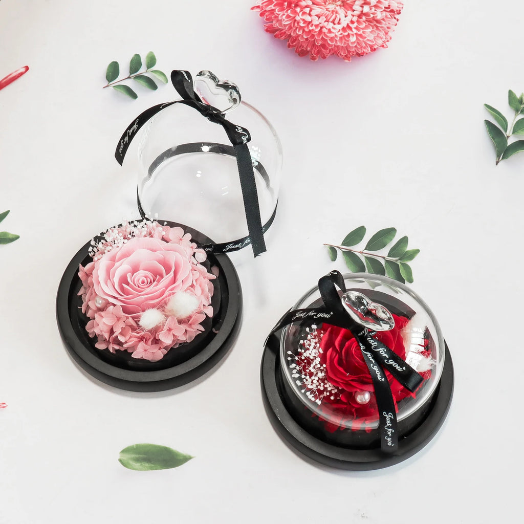 Exclusive Eternal Rose in Glass