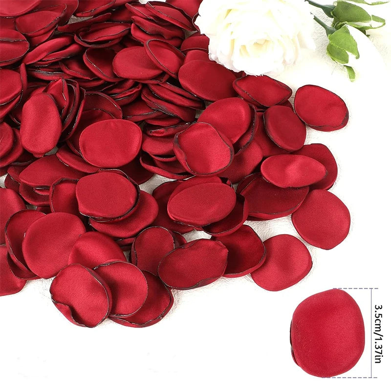 50/100/200Pcs 3.5cm Artificial Flowers fabric Rose Petals