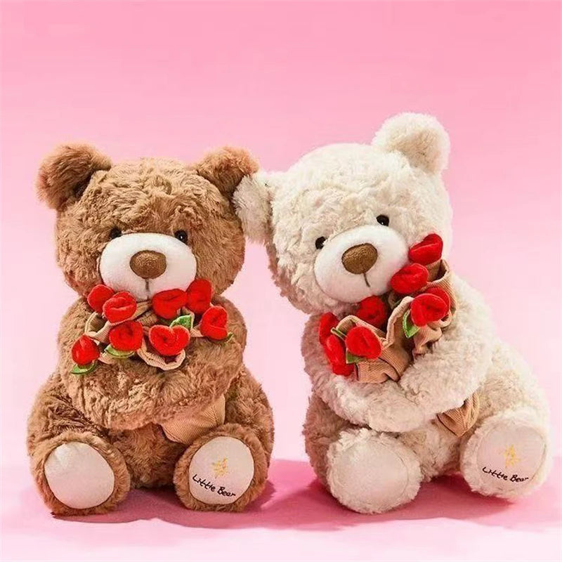 Teddy Bear with Roses