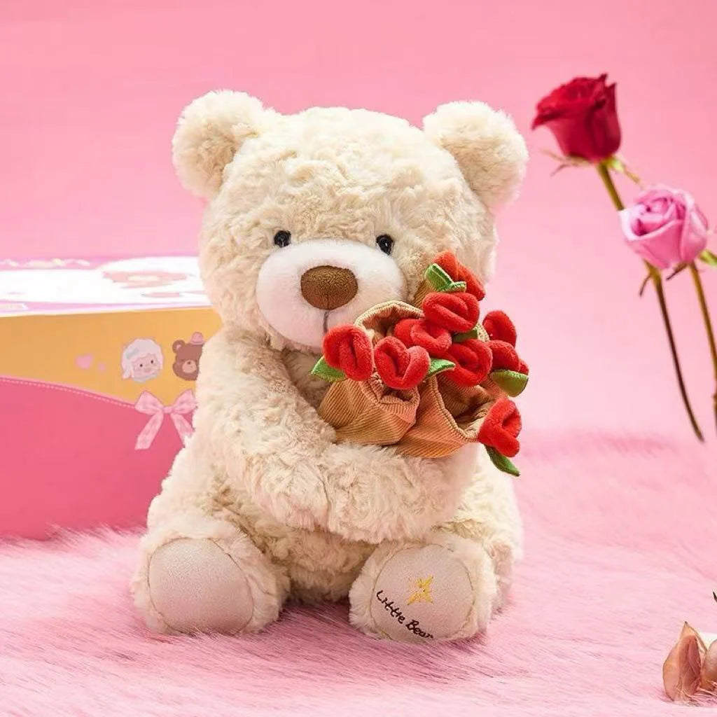 Teddy Bear with Roses