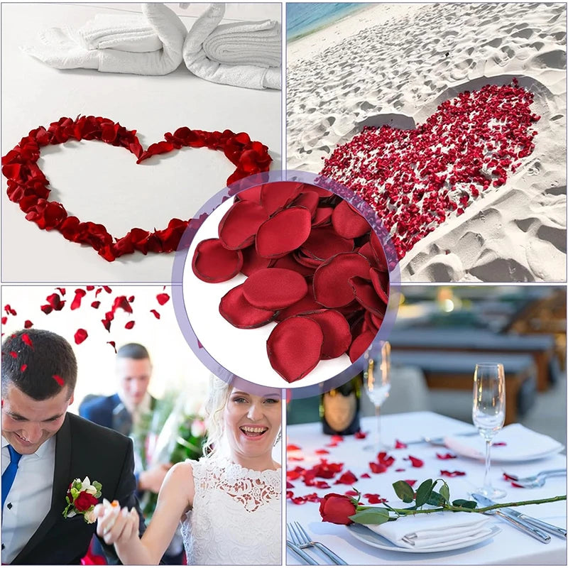 50/100/200Pcs 3.5cm Artificial Flowers fabric Rose Petals