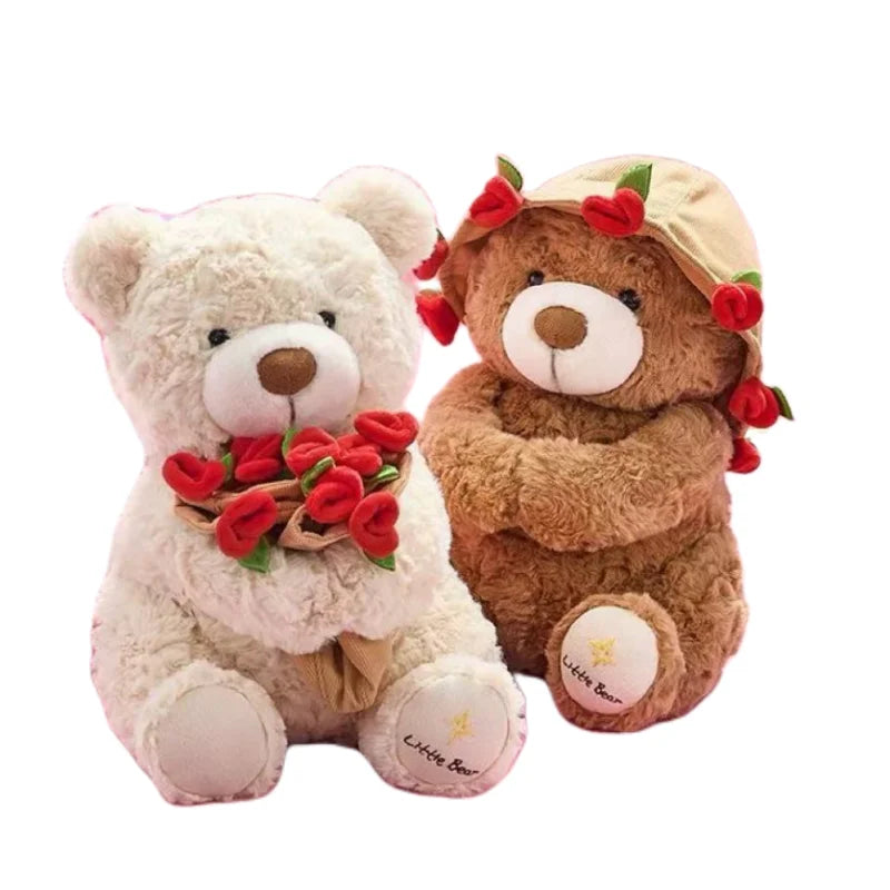 Teddy Bear with Roses